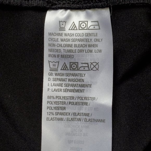 Tracy Anderson for G.I.L.I. Black Regular Knit Hight Waisted Ankle Leggings 3X - Picture 7 of 9